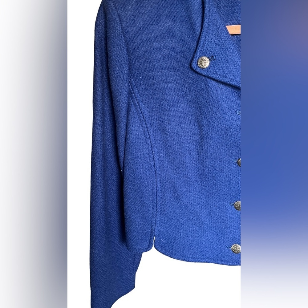 Pendleton Blue Virgin Wool Button Front Long Slee… - image 6